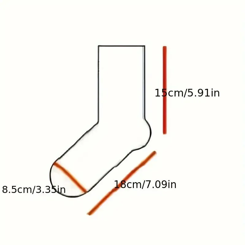 10 Pairs Striped Sports Socks, Comfy & Breathable Mid Tube Socks, Women's Stockings & Hosiery
