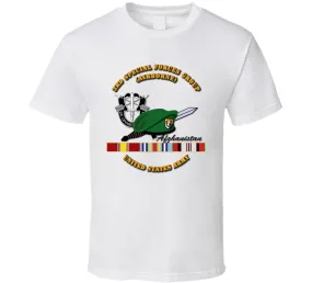 3rd SFG DUI, Beret, Dagger - US Army - Afghanistan Ribbons T Shirt