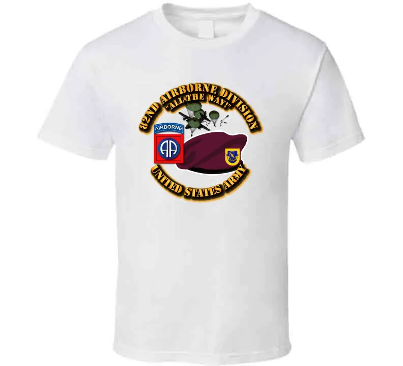82nd Airborne Div - Beret - Mass Tac - 504th Infantry T Shirt