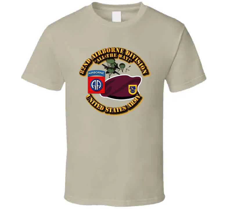 82nd Airborne Div - Beret - Mass Tac - 504th Infantry T Shirt