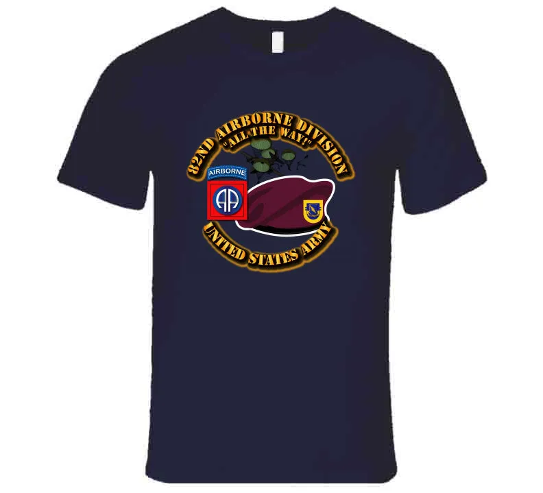 82nd Airborne Div - Beret - Mass Tac - 504th Infantry T Shirt