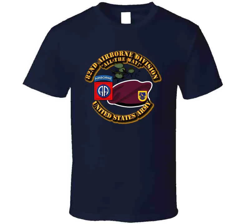 82nd Airborne Div - Beret - Mass Tac - 504th Infantry T Shirt