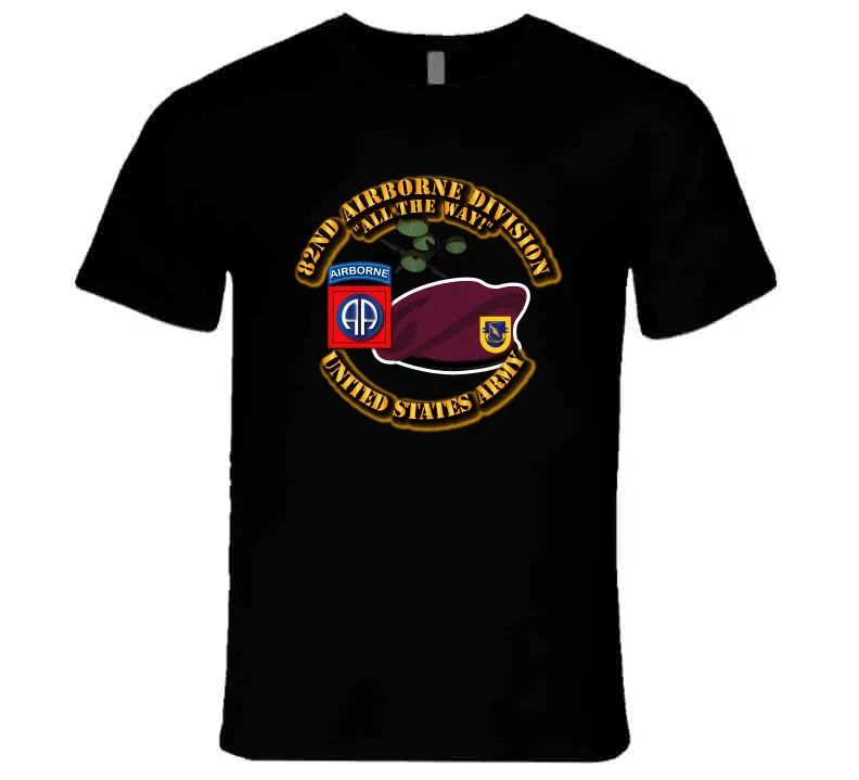 82nd Airborne Div - Beret - Mass Tac - 504th Infantry T Shirt