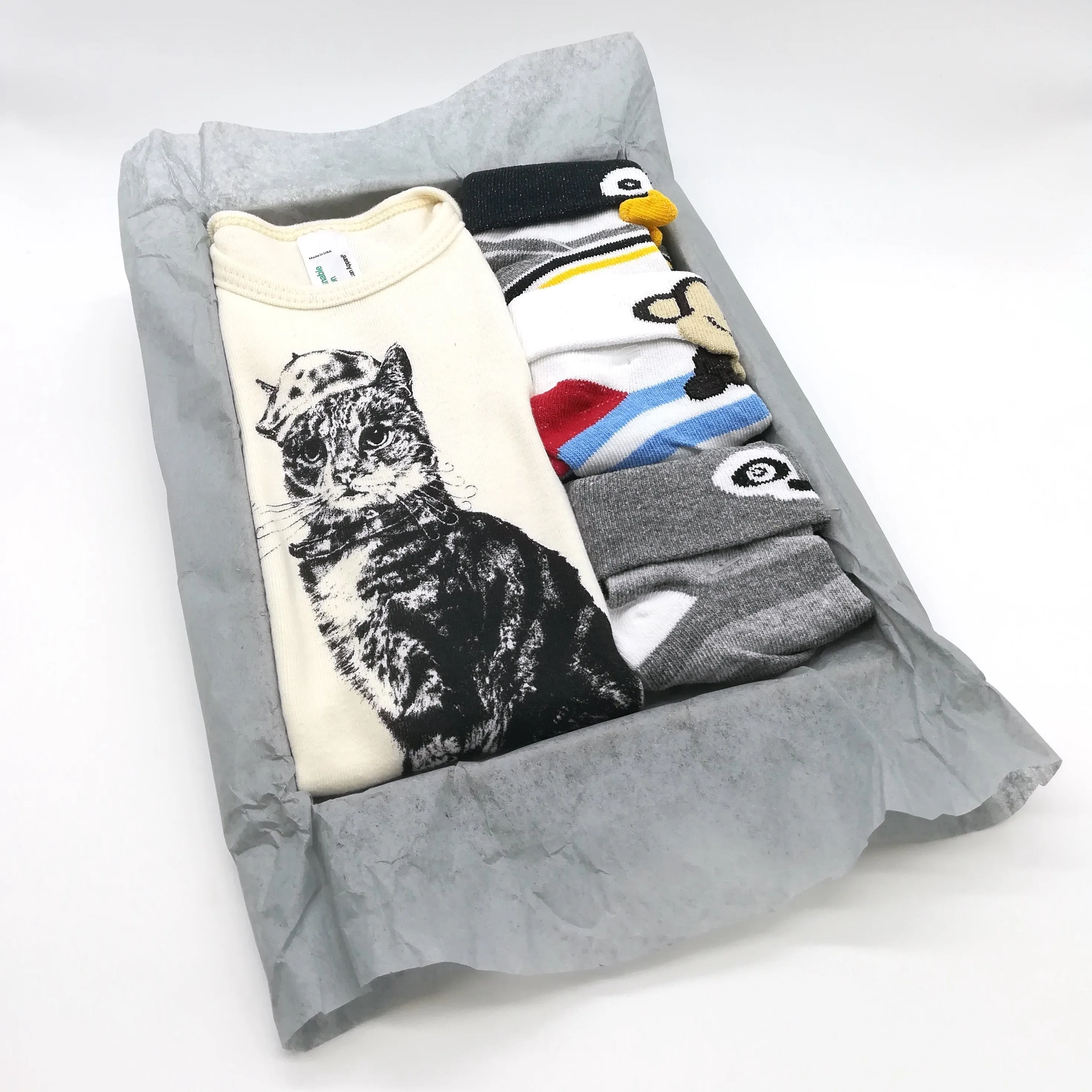 Baby Grow - Monsieur Bartholomew - Stone