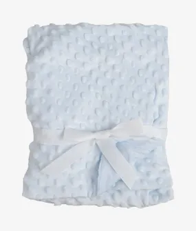 Baby Minky Dotted Blanket - Blue