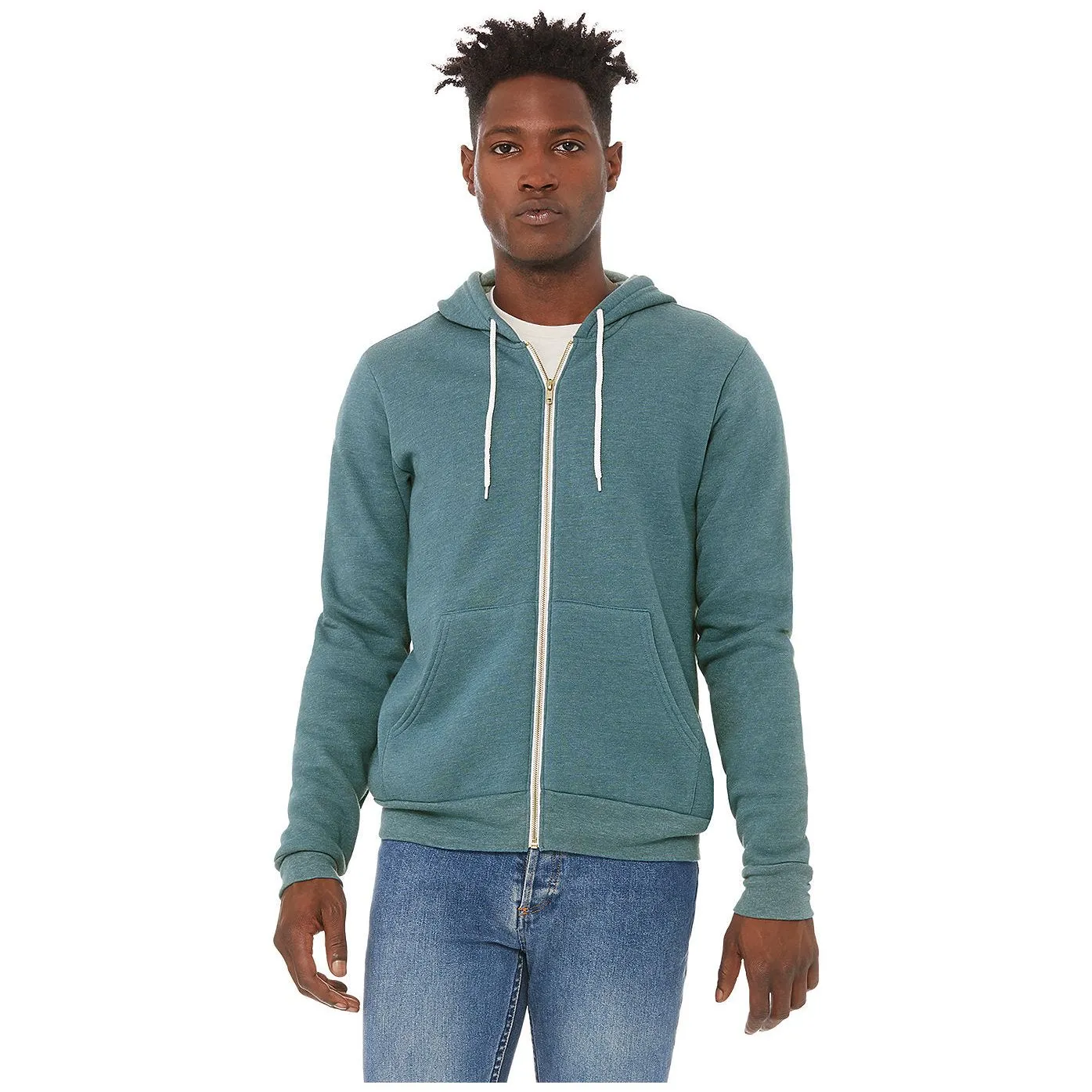 Bella   Canvas Unisex Sponge Fleece Full-Zip Hoodie