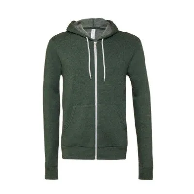 Bella   Canvas Unisex Sponge Fleece Full-Zip Hoodie