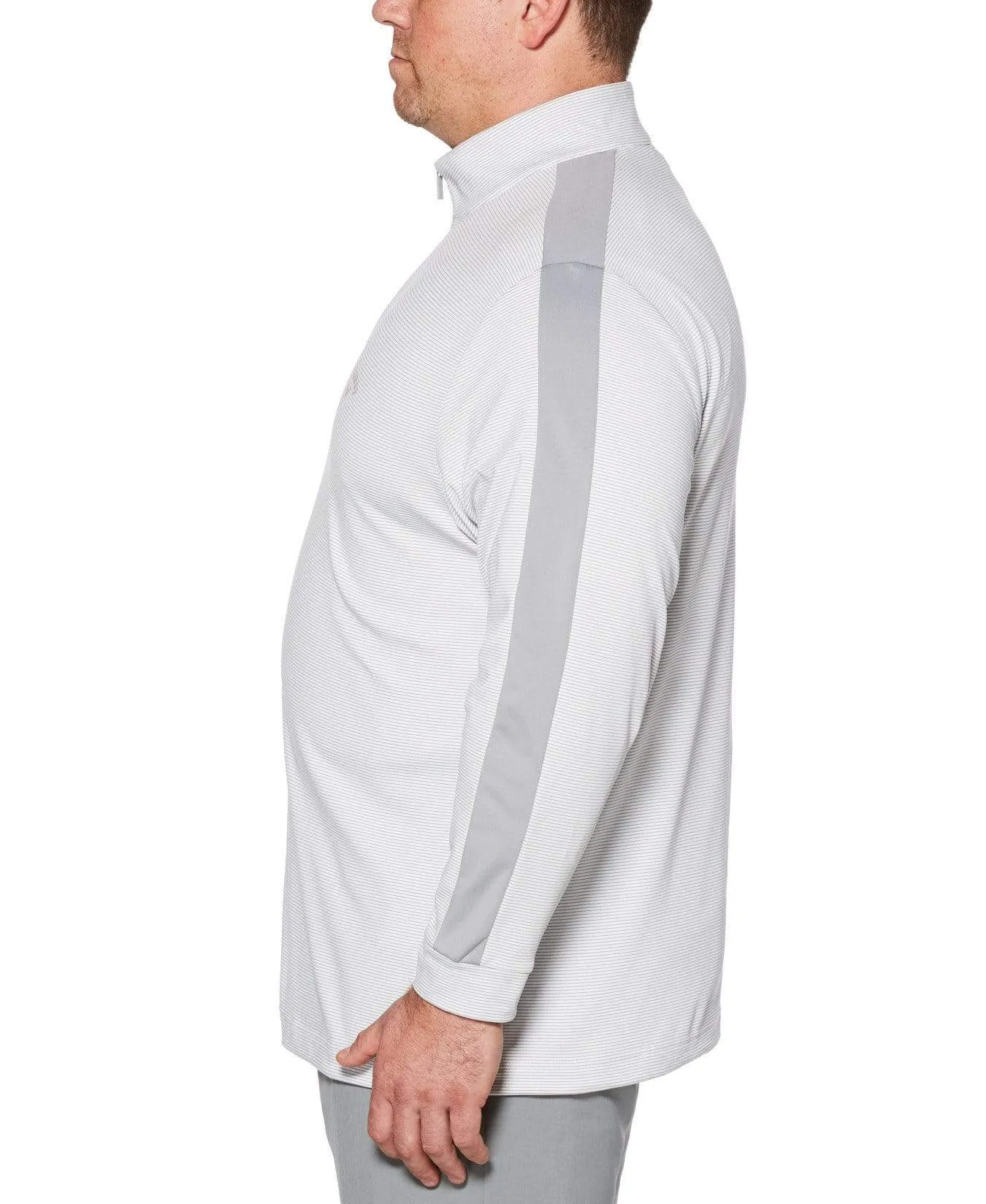 Big & Tall Thermal Fine Line Pullover with Chevron