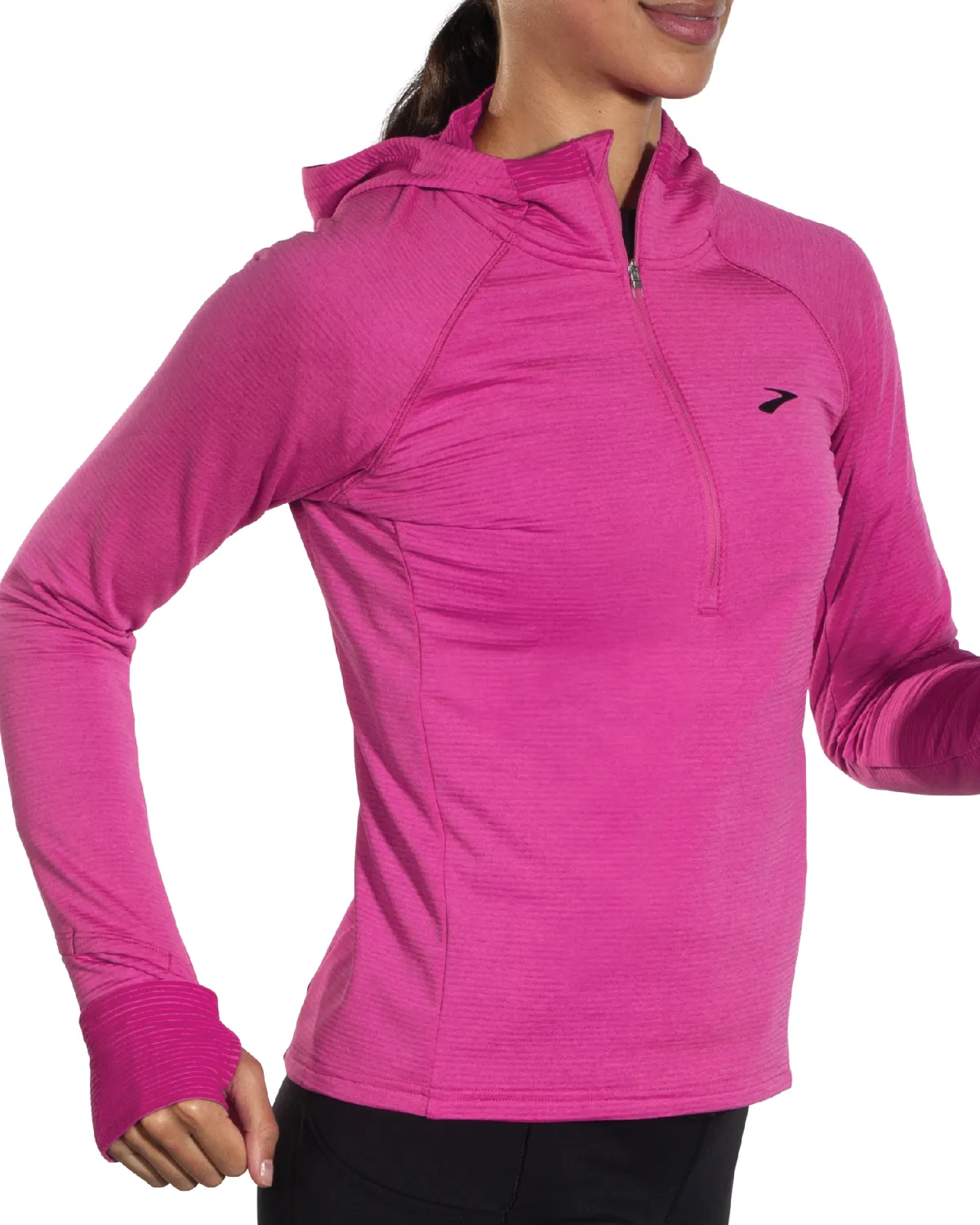 Brooks TCM Notch Thermal Hoodie - Mauve (Women's Sizing)
