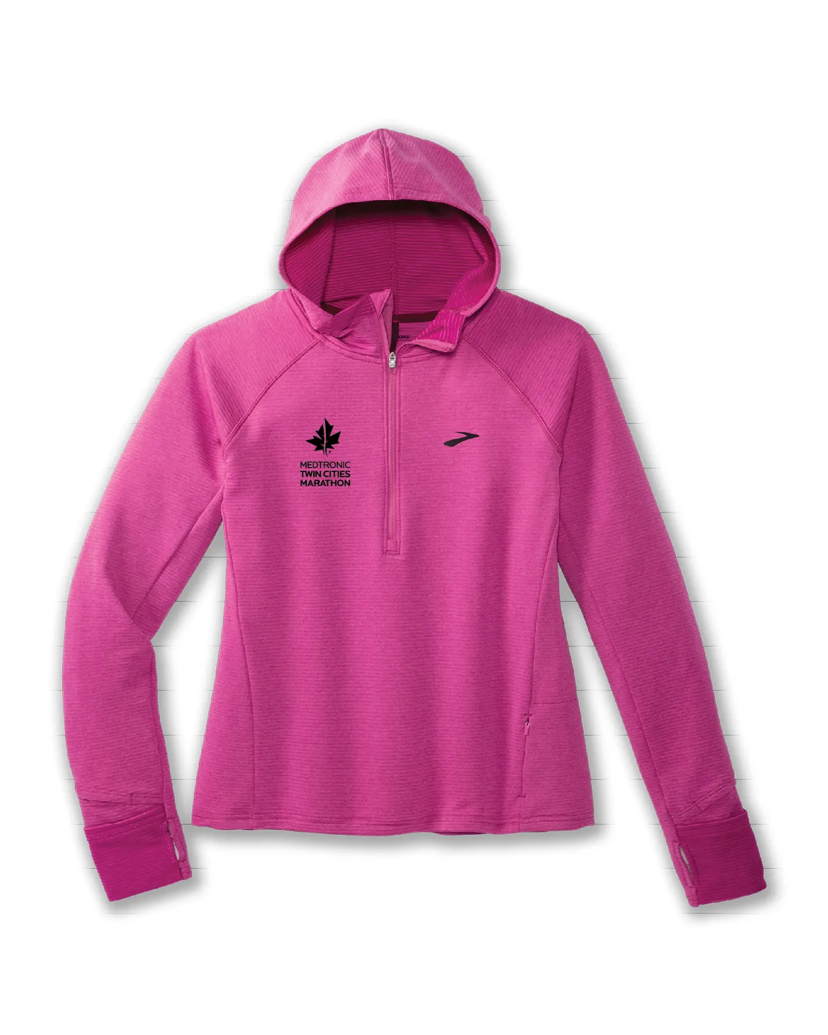 Brooks TCM Notch Thermal Hoodie - Mauve (Women's Sizing)