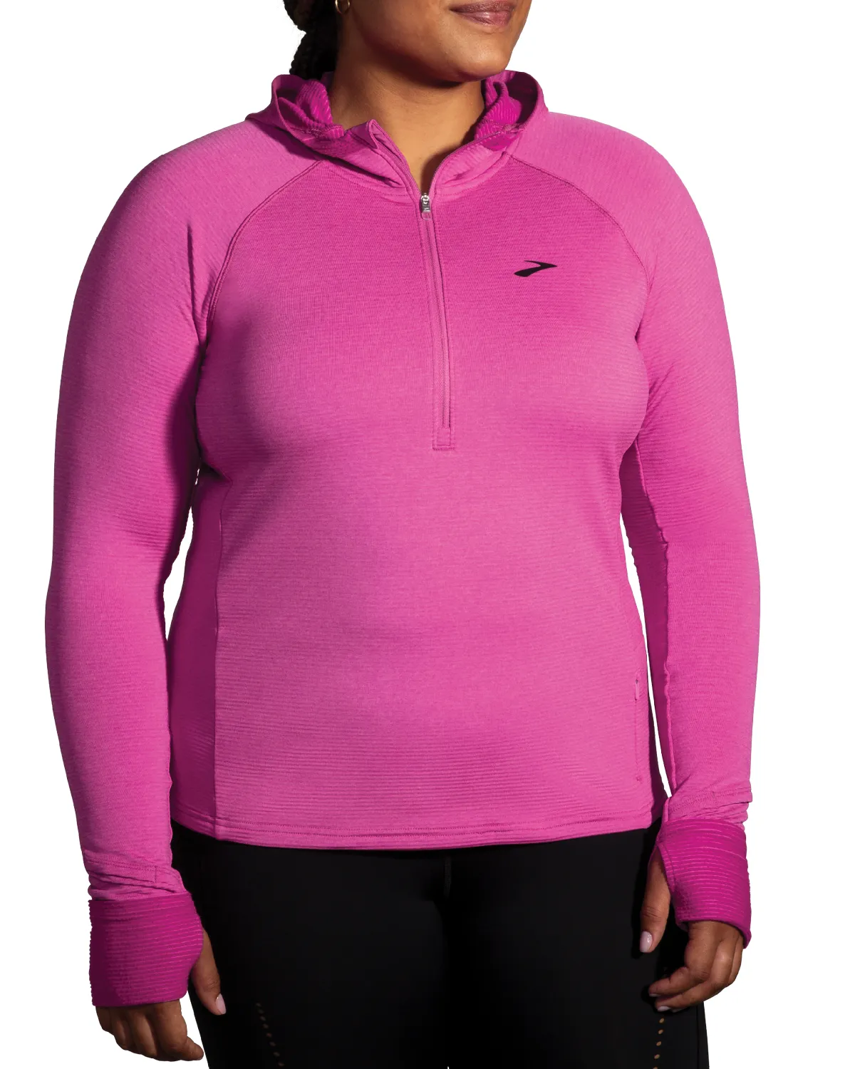 Brooks TCM Notch Thermal Hoodie - Mauve (Women's Sizing)