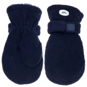 Fleece Mittens for Kids by Calikids - Navy Blue, Soft and Warm