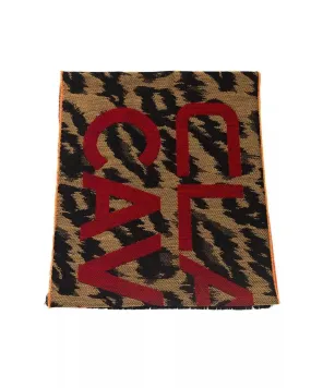 Cavalli Class Exotic Animalier Fantasy Logo Scarf