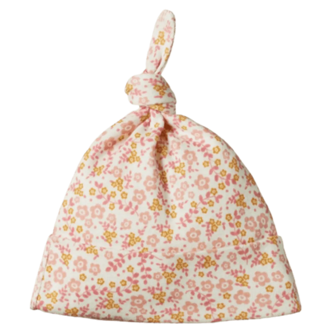 Cotton Knotted Beanie - Daisy Belle