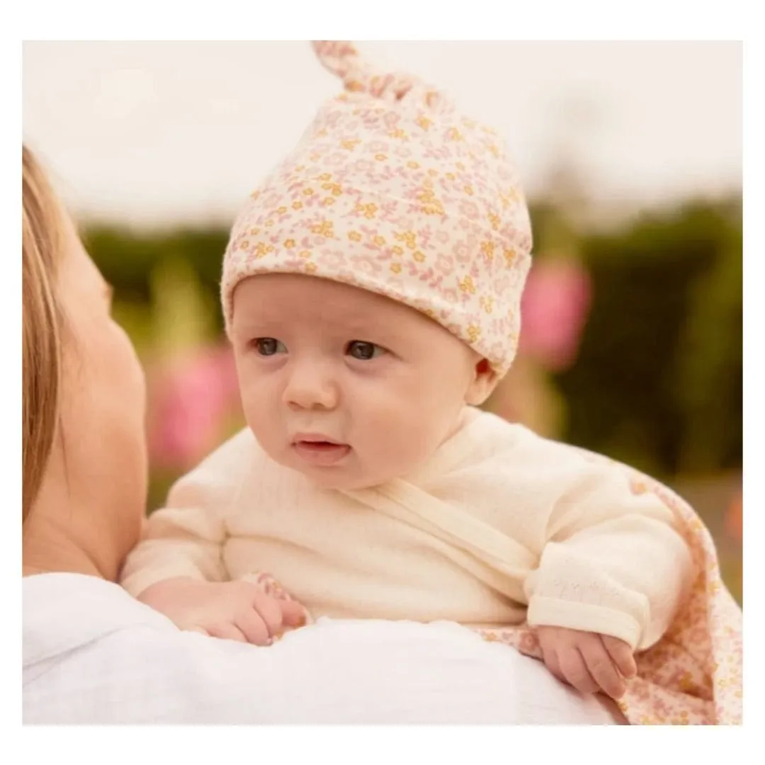 Cotton Knotted Beanie - Daisy Belle