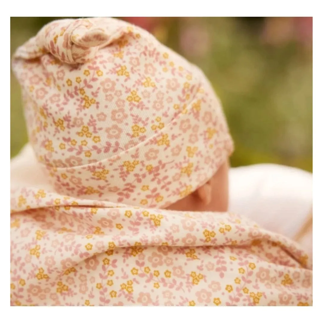 Cotton Knotted Beanie - Daisy Belle