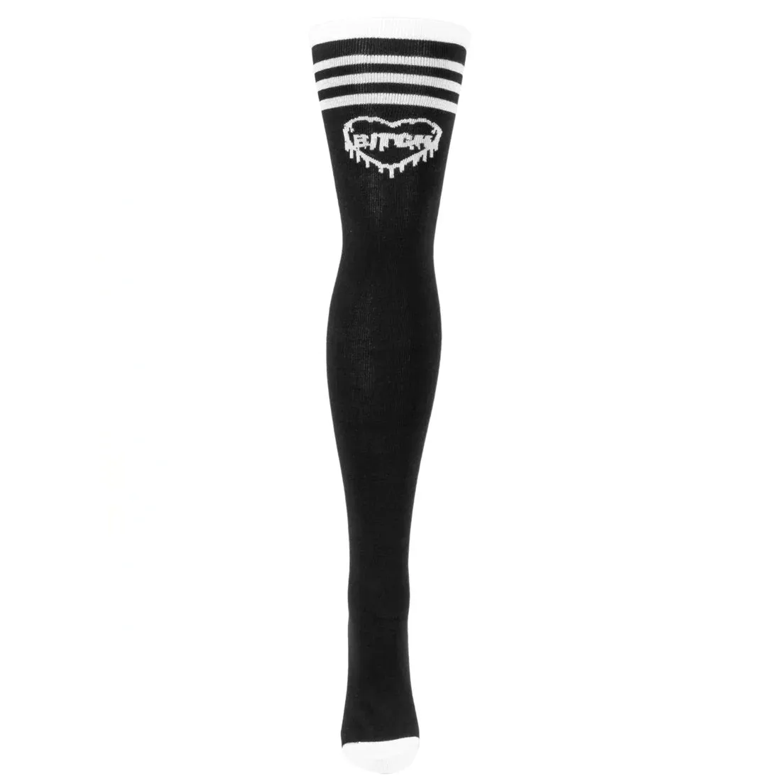 Creepy Bitch Thigh High Socks