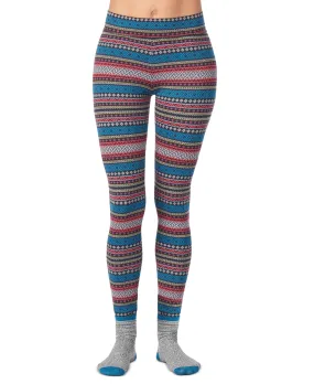 Cuddl Duds Women's 2-Pc. Super-Soft Printed Legging & Sock Set, Multi, XL