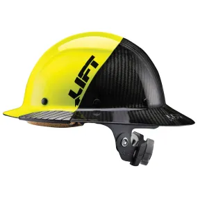 DAX FIFTY50 Carbon Fiber Hardhat - Yellow / Black