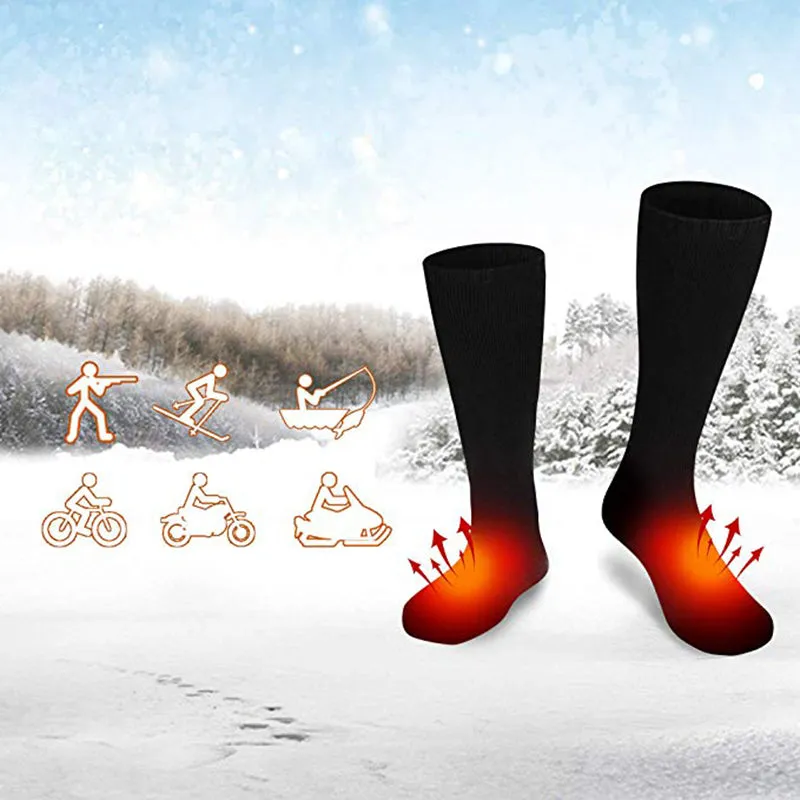 Electric Heated Socks with Rechargeable Battery For Womens and Mens