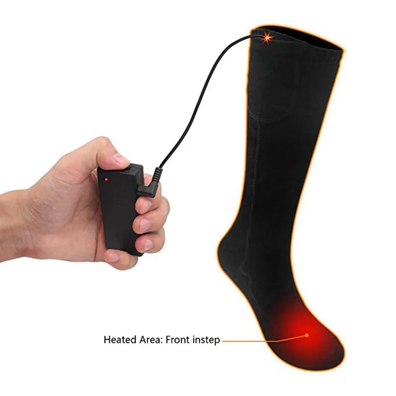 Electric Heated Socks with Rechargeable Battery For Womens and Mens