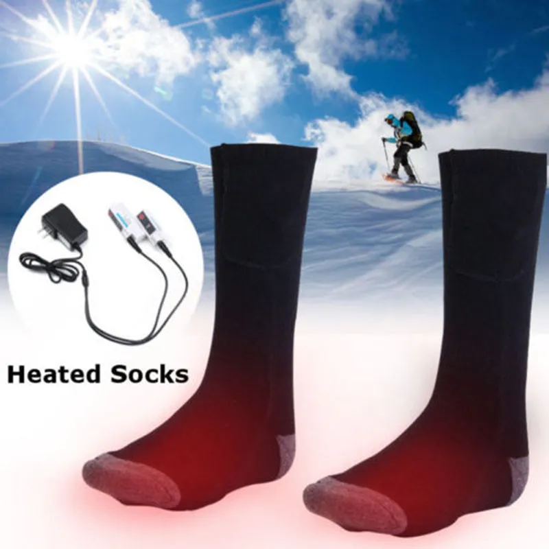 Electric Heated Socks with Rechargeable Battery For Womens and Mens