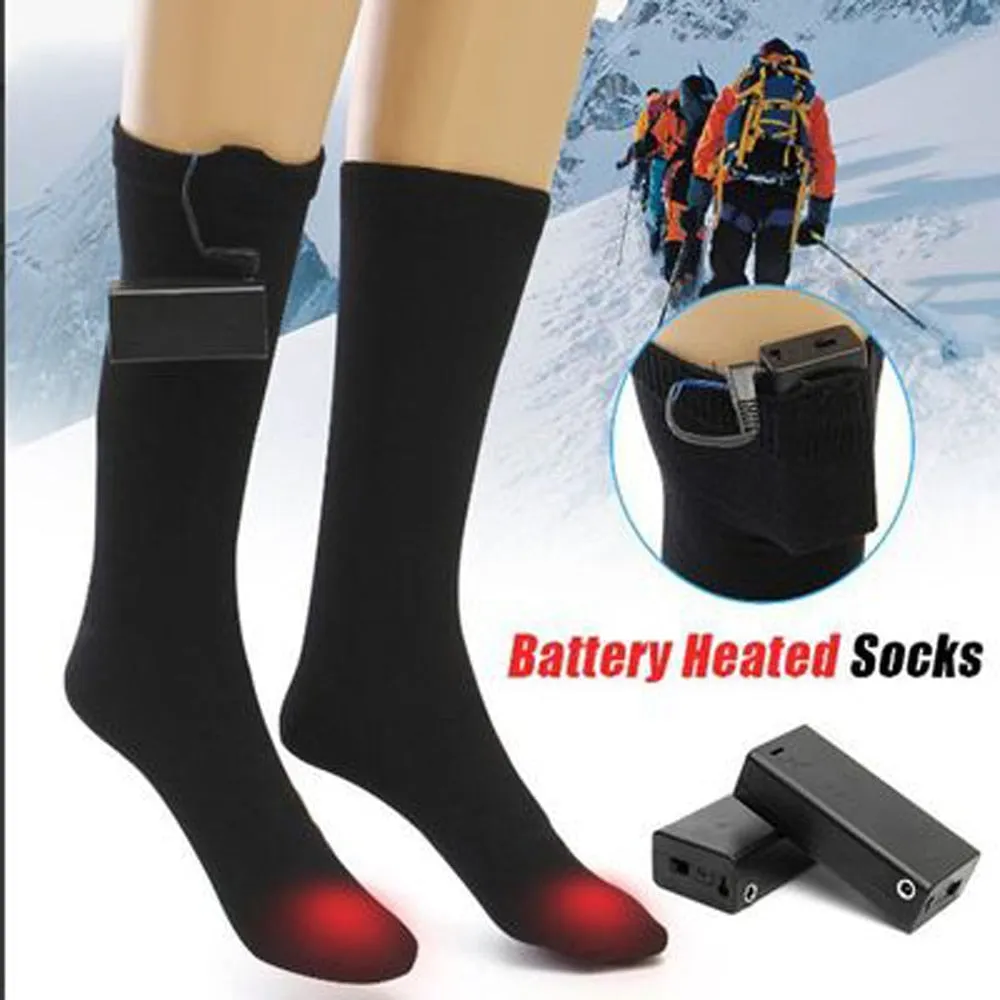 Electric Heated Socks with Rechargeable Battery For Womens and Mens