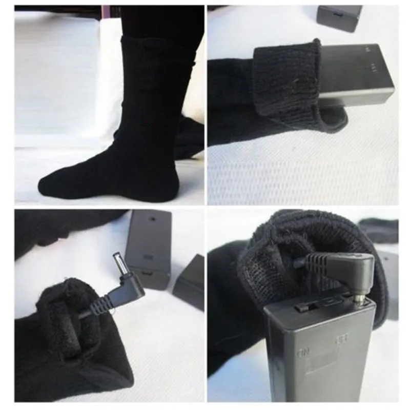 Electric Heated Socks with Rechargeable Battery For Womens and Mens