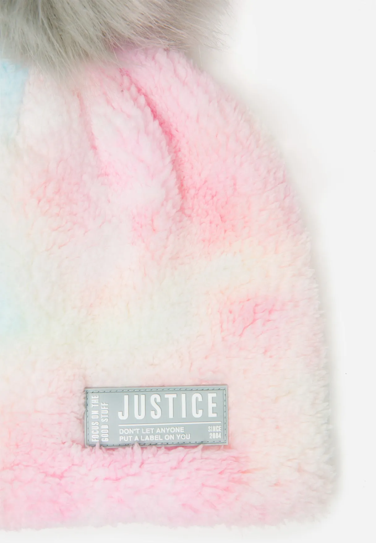 Faux Sherpa Pom-Pom Beanie Hat & Gloves