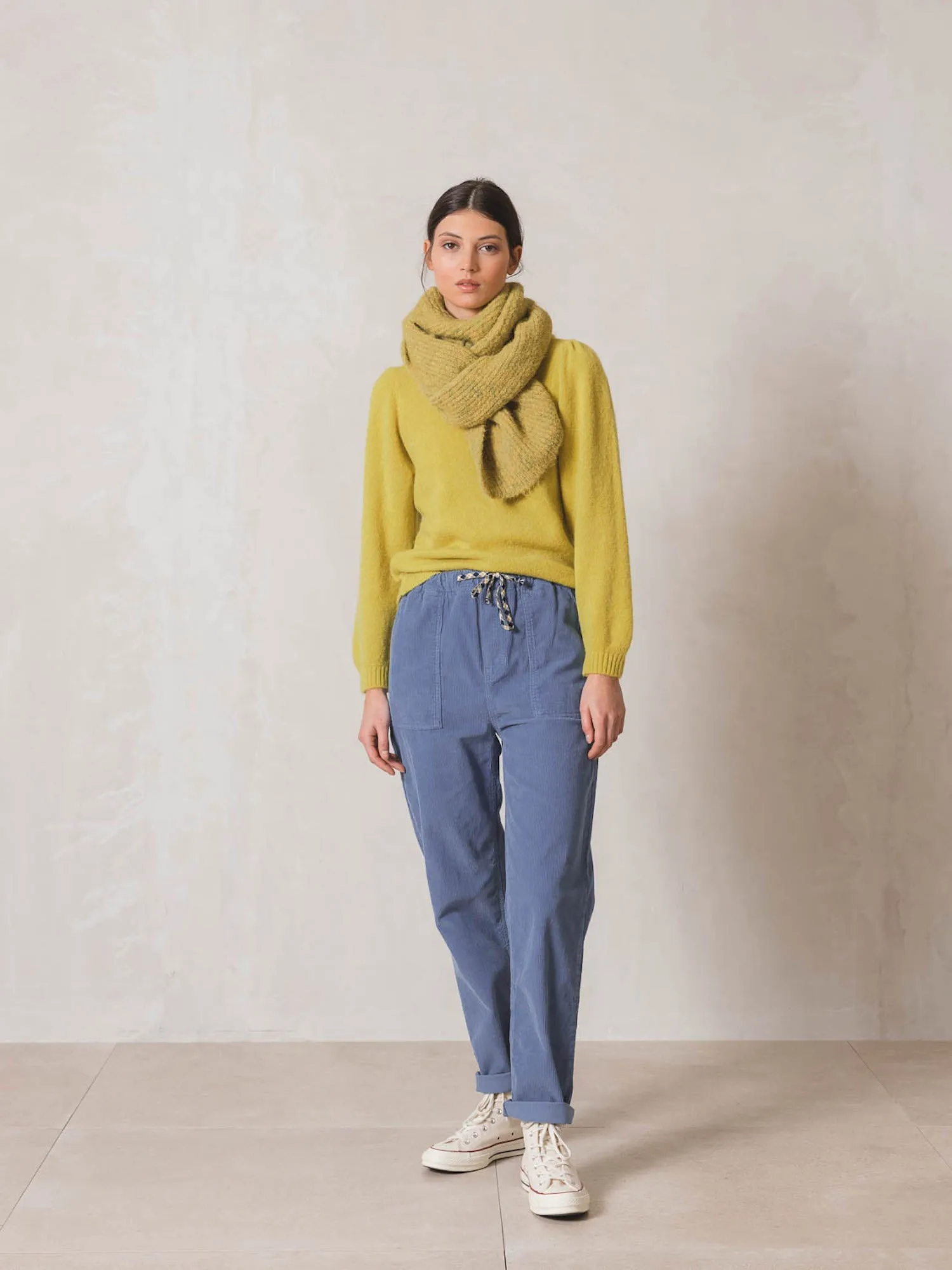 Sure! To optimize the title of an e-commerce product for INDI & COLD scarves, you want it to be descriptive, appealing, and include keywords that customers might use when searching for scarves. Heres a suggestion:

INDI & COLD Womens Soft Cashmere Blend Scarf - Stylish, Cozy, and Versatile Accessory

This title uses descriptive modifiers to highlight the material (Soft Cashmere Blend), the target audience (Womens), and key selling points (Stylish, Cozy, and Versatile Accessory).