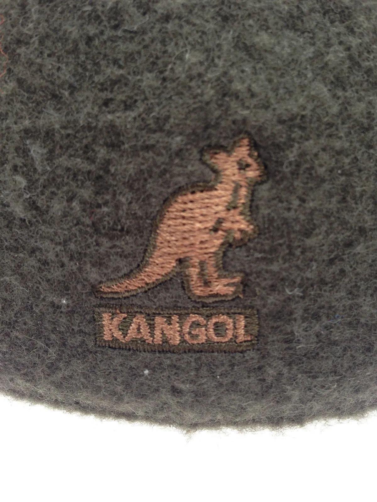 KANGOL 504 Wool Ivy Cap Mens Warm Winter Flat Classic Hat - Loden (Dark Green)