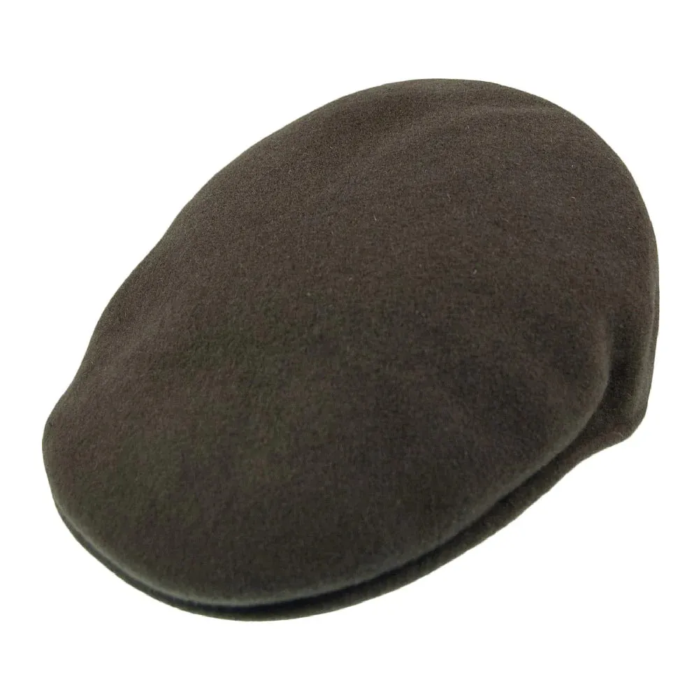 KANGOL 504 Wool Ivy Cap Mens Warm Winter Flat Classic Hat - Loden (Dark Green)