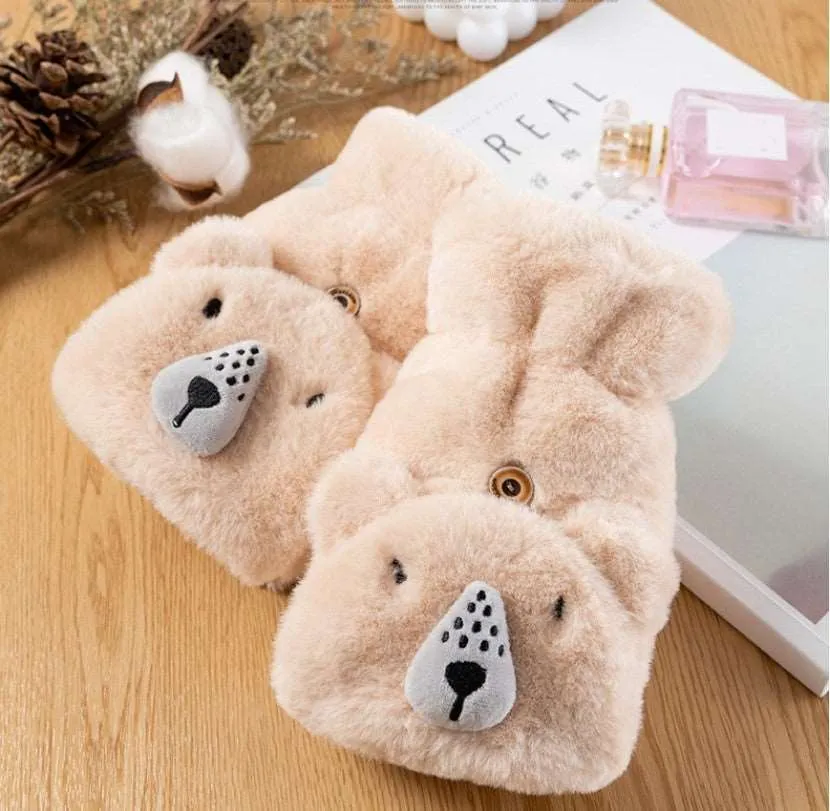 Kawaii Smiling Bunny Gloves