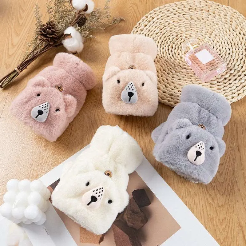 Kawaii Smiling Bunny Gloves