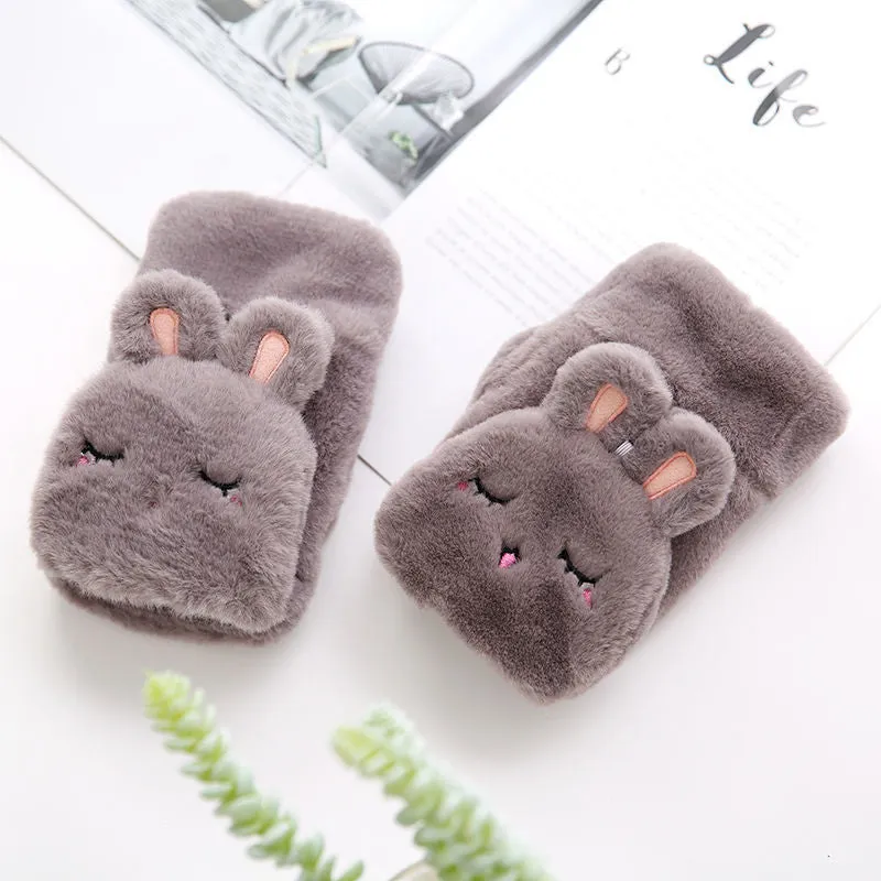 Kawaii Smiling Bunny Gloves