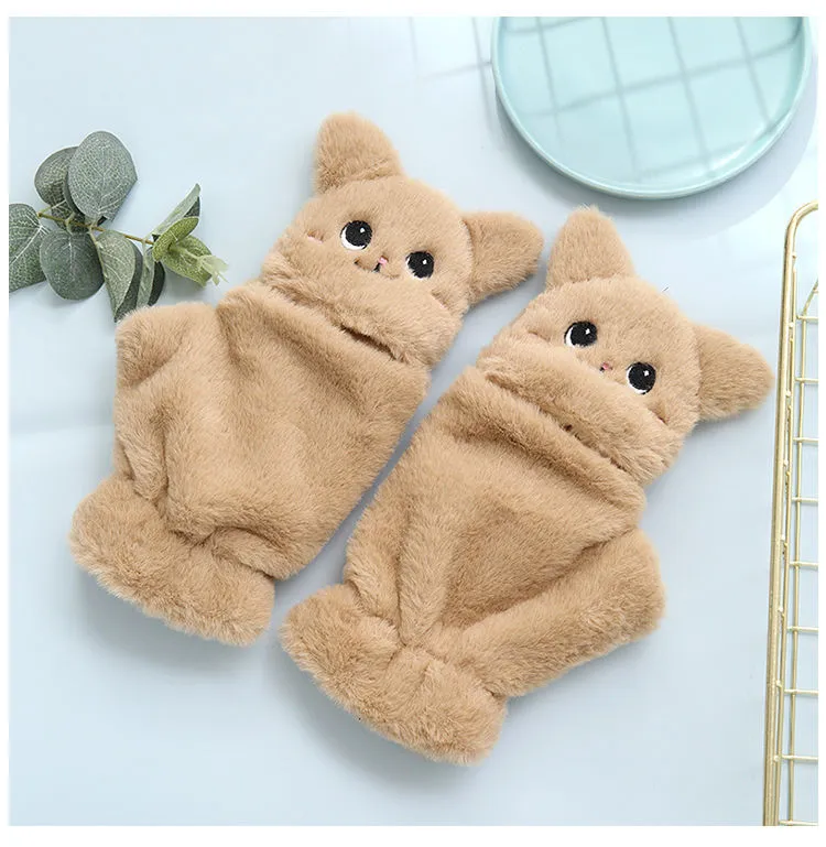 Kawaii Smiling Bunny Gloves