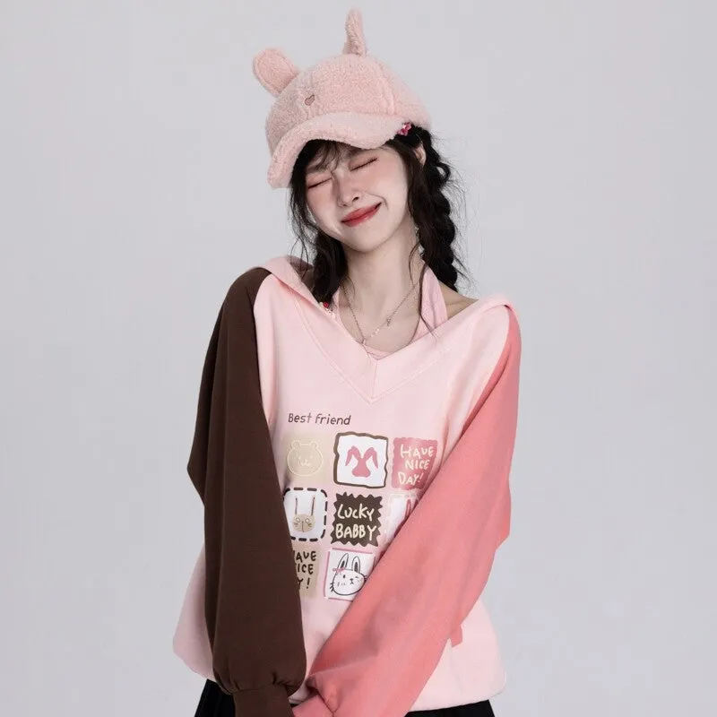 Kawaii Sweet Style Pink Peaked Cap