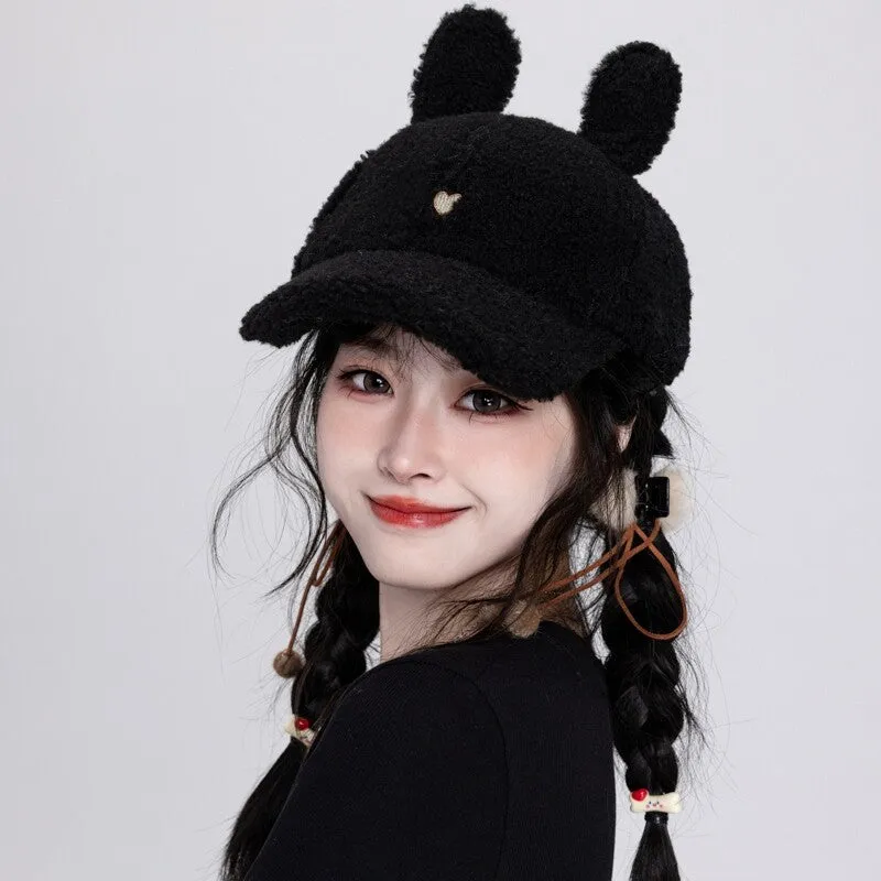 Kawaii Sweet Style Pink Peaked Cap
