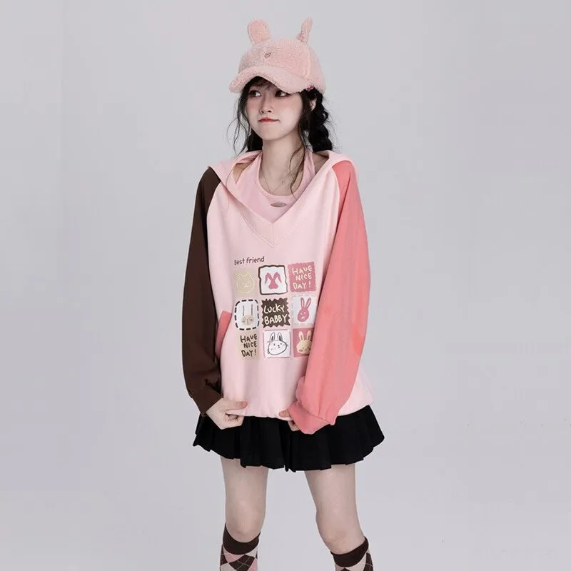 Kawaii Sweet Style Pink Peaked Cap