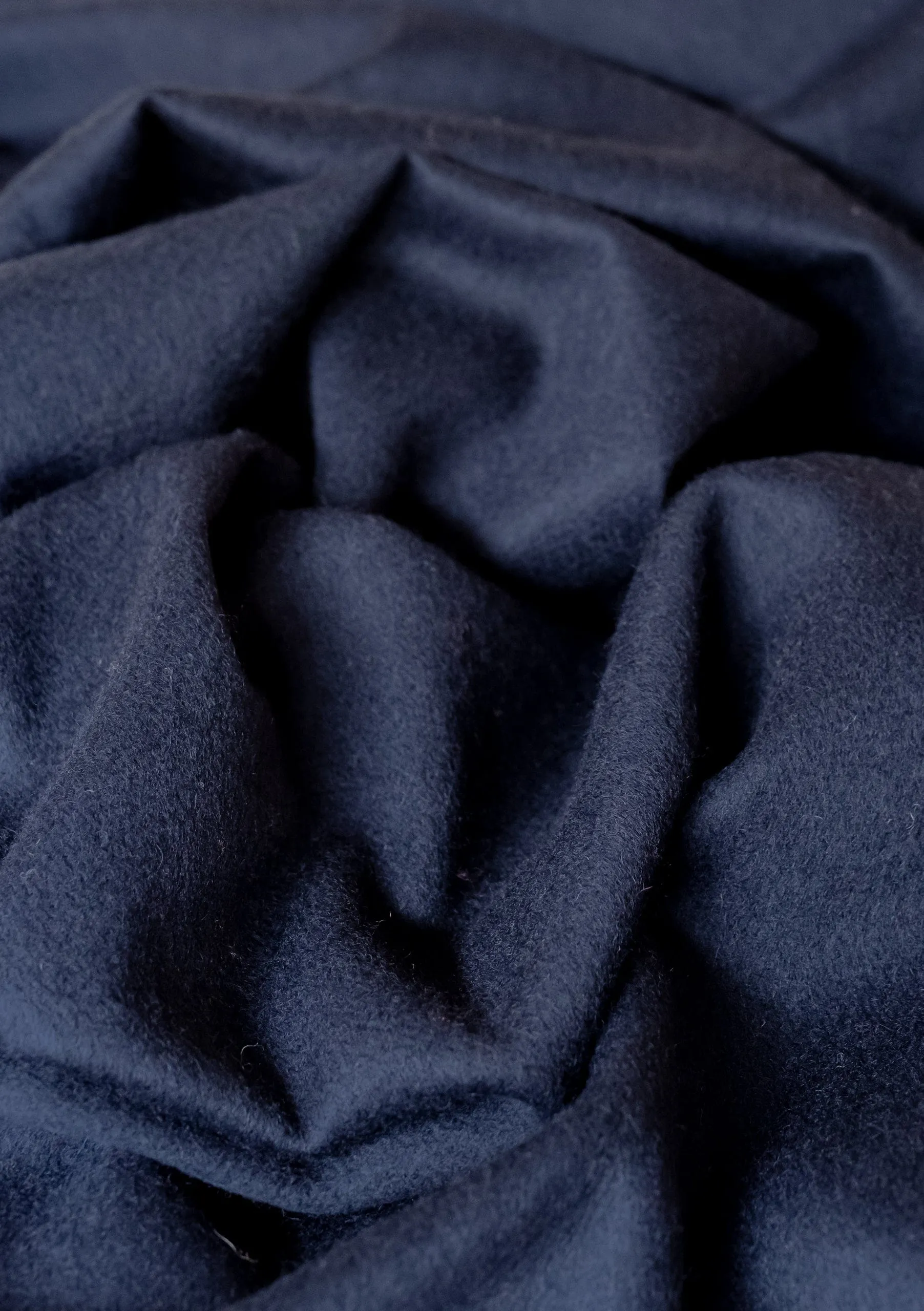 Lambswool Scarf in Navy