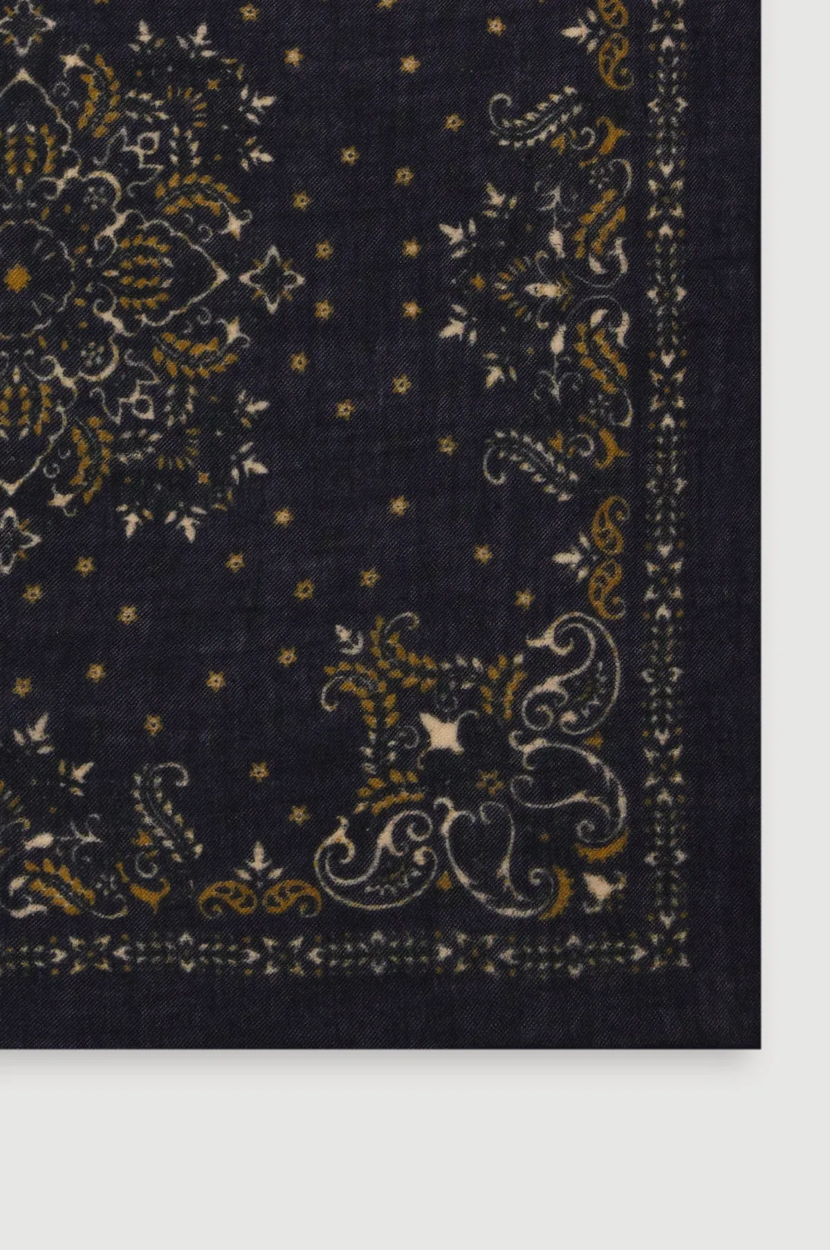 Large Bandana Scarf Navy