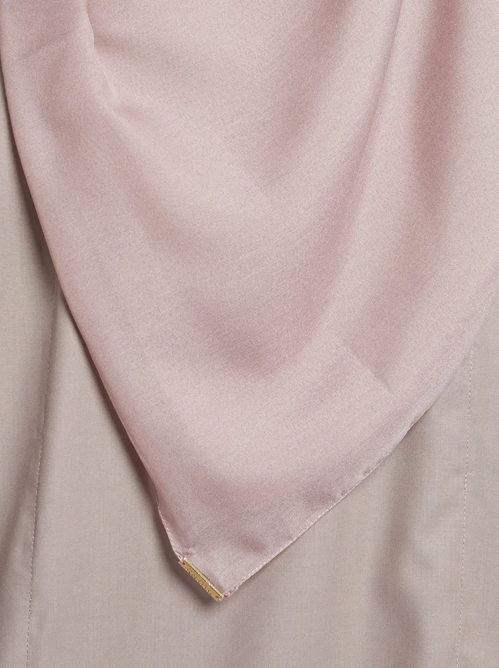 LIGHT VOILE SCARF PLAIN WARM TAUPE