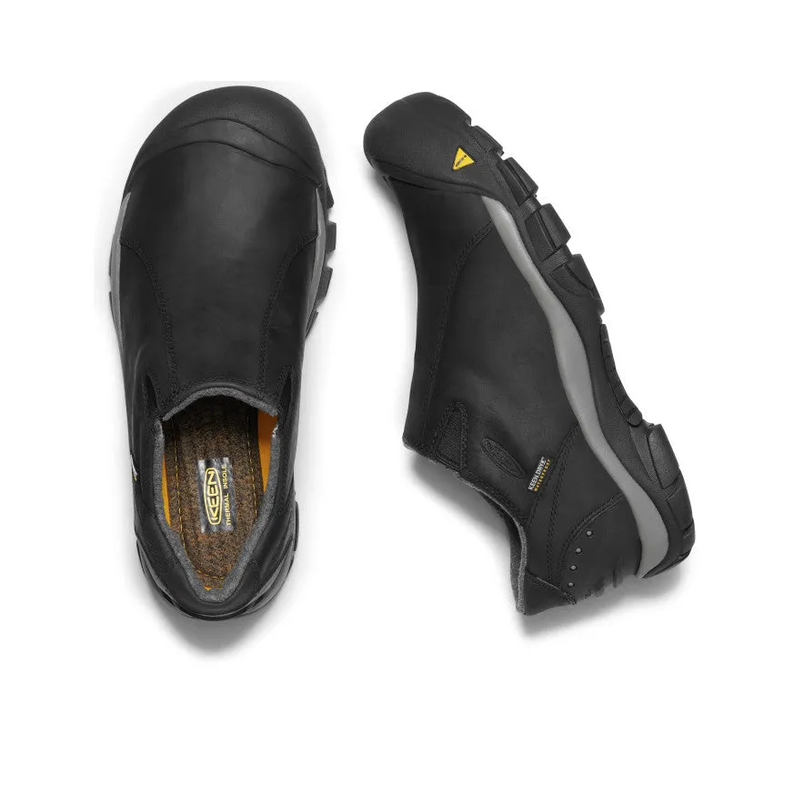 Mens Brixen Waterproof Low Hiking Shoes | Black/Gargoyle - Durable, Comfortable, and Weather-Resistant