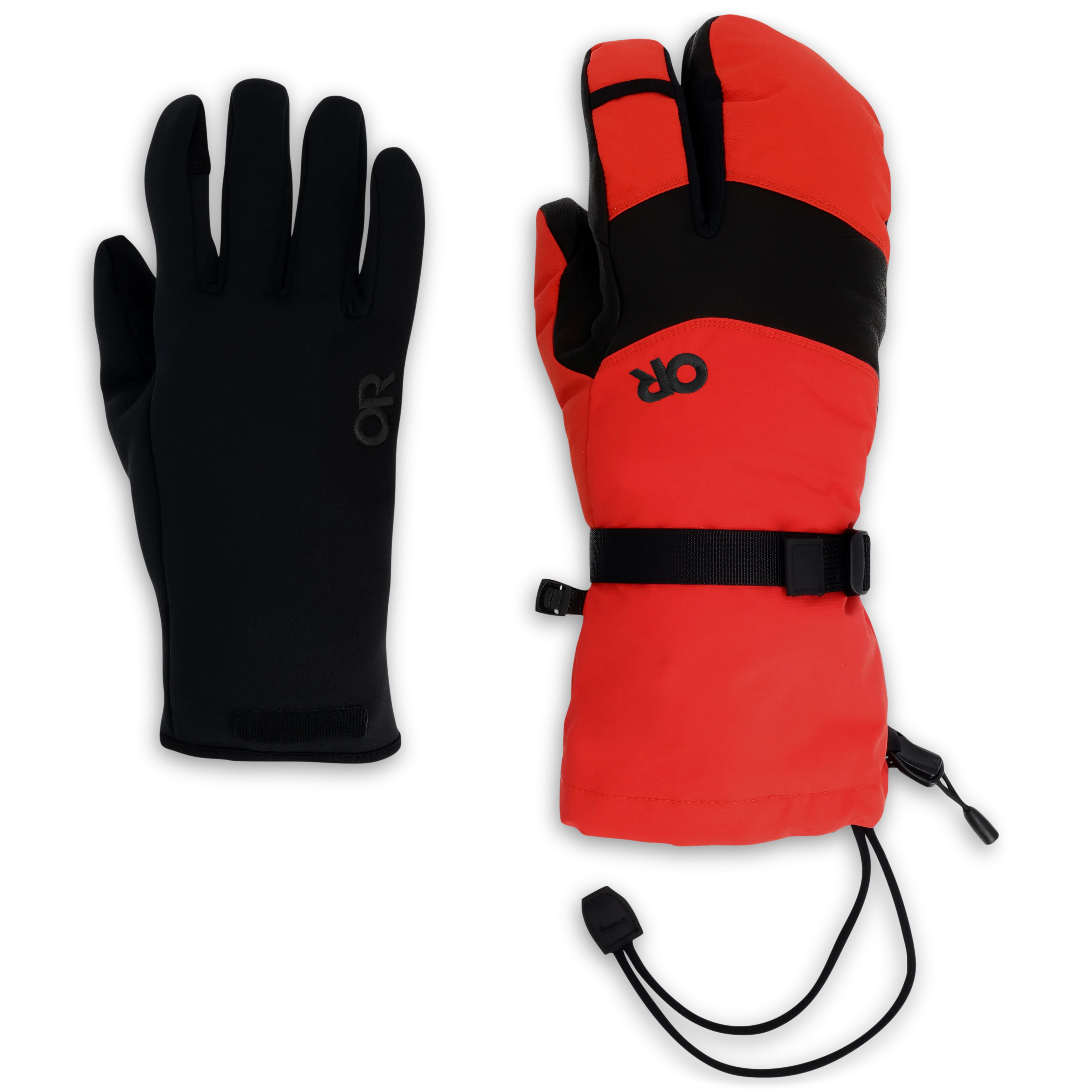 Mens Highcamp 3-Finger Insulated Waterproof Gloves