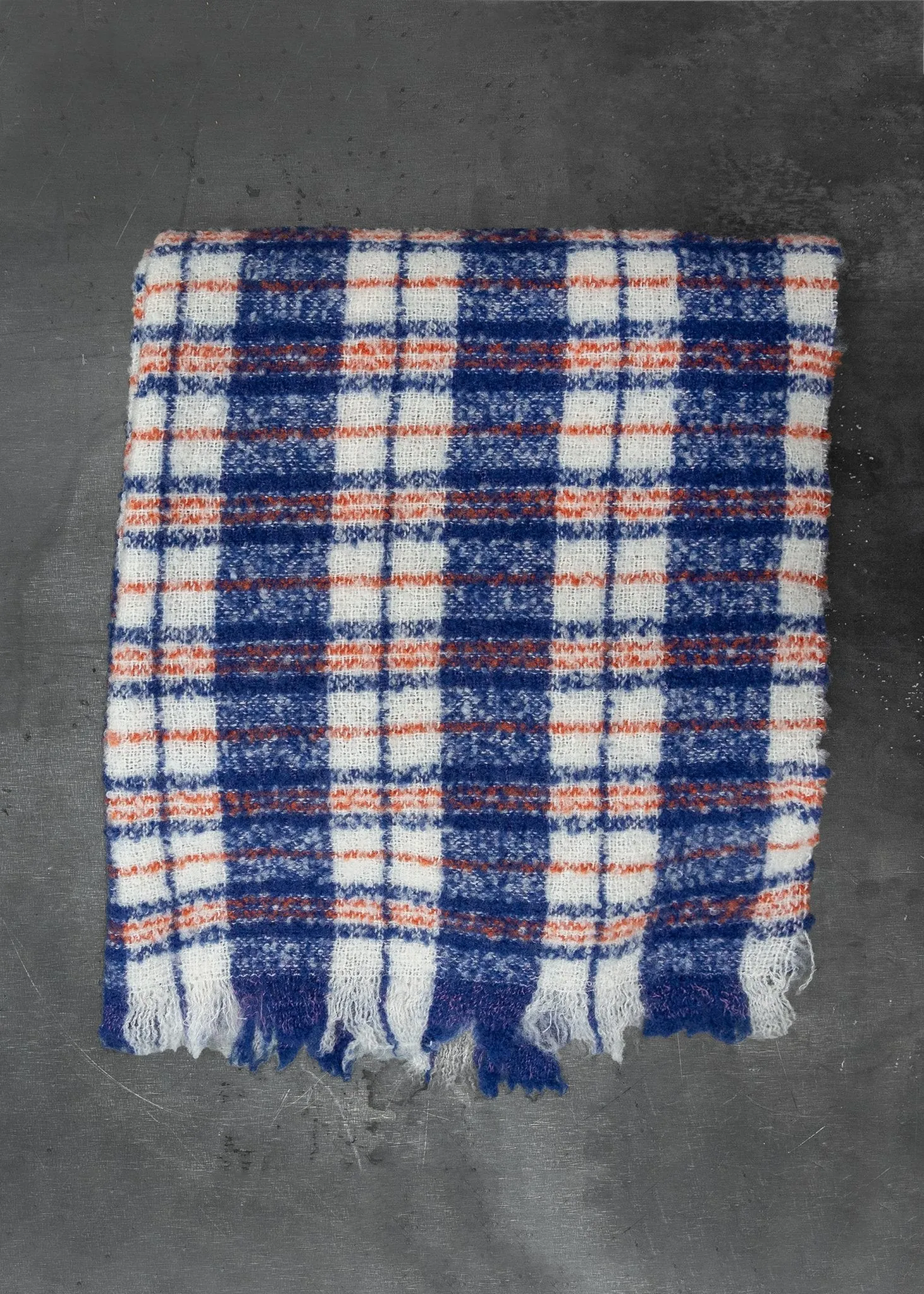 Ment Sciarpa in White, Red & Blue