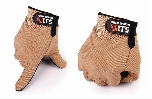 Outdoor Men's Army Gloves Man Full Finger Cyling Gloves Military Police Safety Gloves Speed dry Antiskid Sports Tactical Gloves