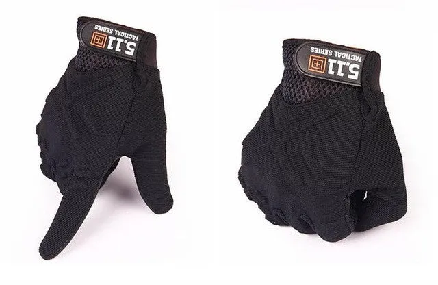 Outdoor Men's Army Gloves Man Full Finger Cyling Gloves Military Police Safety Gloves Speed dry Antiskid Sports Tactical Gloves