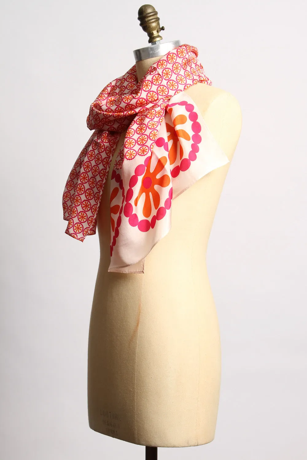 Silk Tali Red Scarf