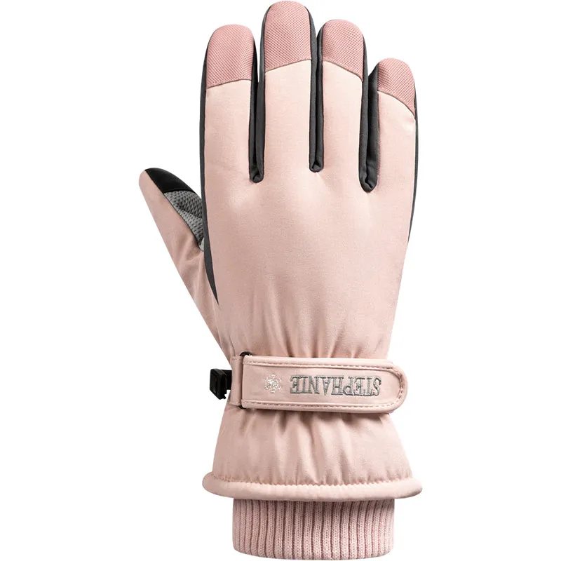 Windproof Ski Gloves For Extreme Winter Sports For Women