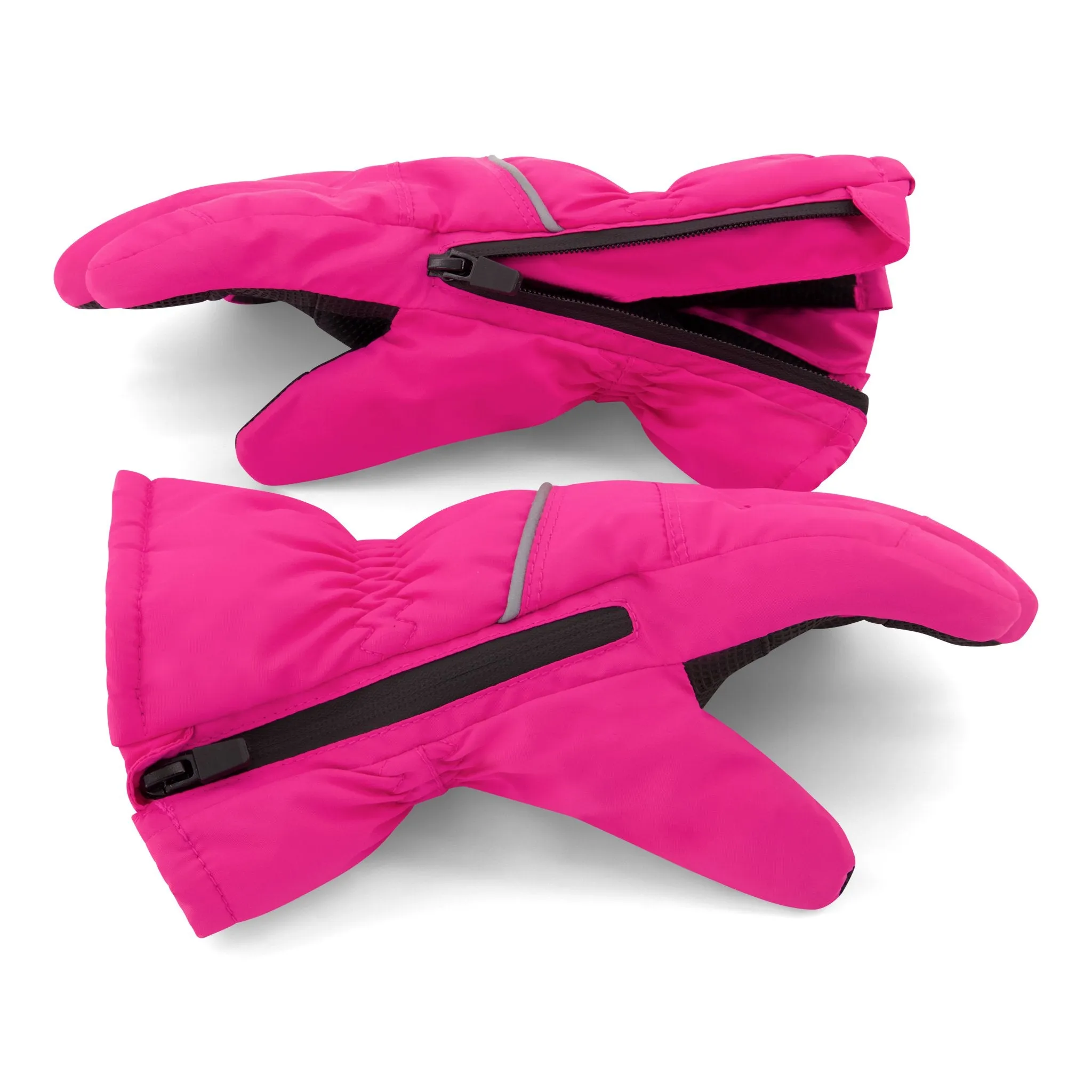 Winter & Ski Glove powered by ZIPGLOVE™ TECHNOLOGY | Hot Pink